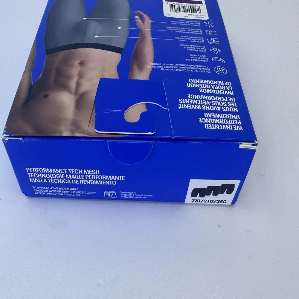 Under Armour 6 inch Tech Boxer Brief New Tag Men 2XL Box Contains 3 Boxerjocks